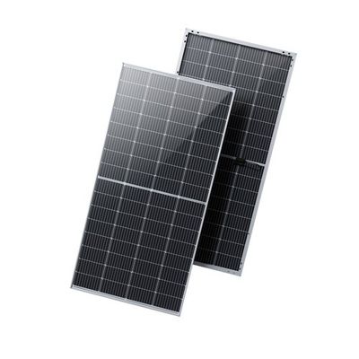 410 Watt IP68 pannelli solari bifacciali cristallini con telaio nero monocristallini HJT