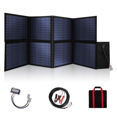 Pannelli solari pieghevoli monocristallini da 120 W con supporto perfetto per il campeggio all'aperto