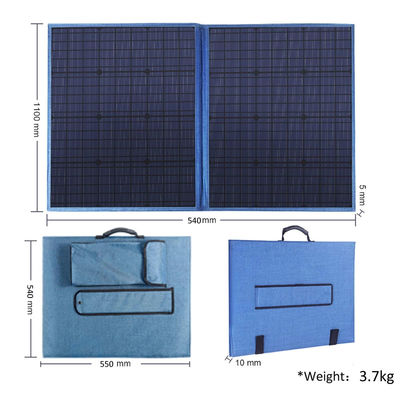 Migliori pannelli solari portatili da 100W Dimensione 1275*545*5mm Per luci da viaggio all'aperto