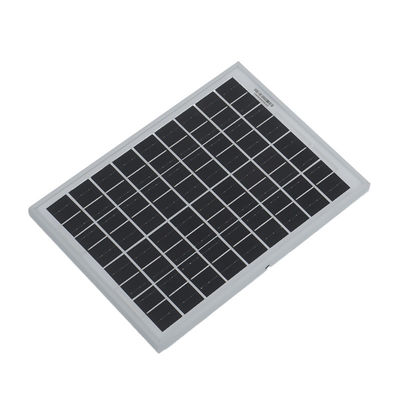 Pannello solare mono 10W compatto e leggero per la ricarica di piccoli dispositivi e batterie 12V