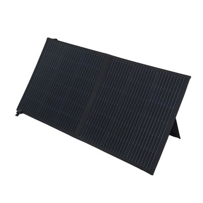 Cella solare Cella monocristallina Blu Coperta solare portatile da 100 W con supporto per campeggio