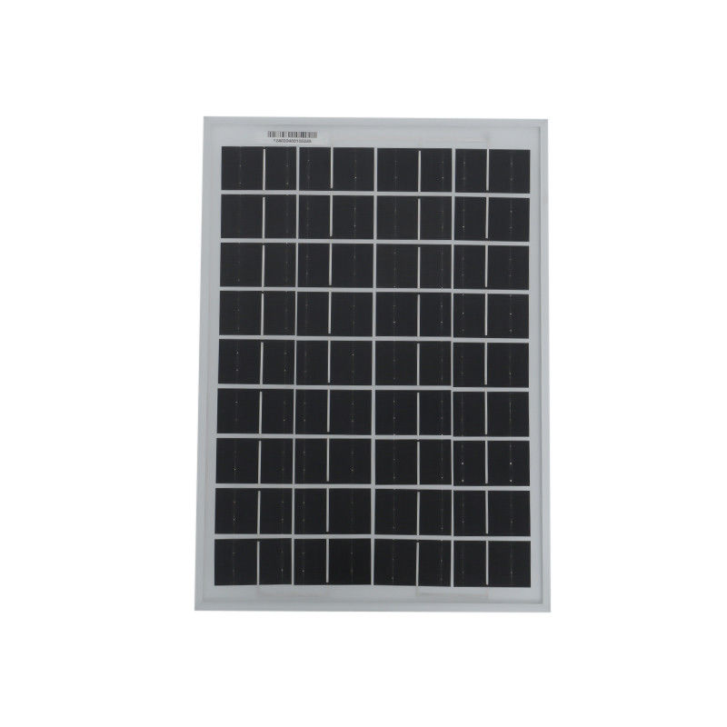 Pannello solare mono 10W compatto e leggero per la ricarica di piccoli dispositivi e batterie 12V
